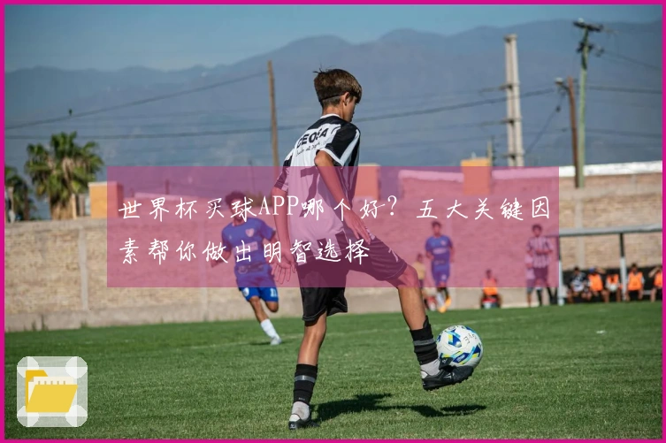 世界杯买球APP哪个好？五大关键因素帮你做出明智选择